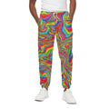 Rainbow Rave Print Cotton Sweatpants