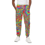 Rainbow Rave Print Cotton Pants