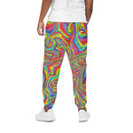Rainbow Rave Print Cotton Pants