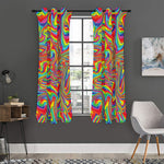 Rainbow Rave Print Curtain