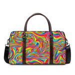 Rainbow Rave Print Duffle Bag