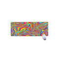 Rainbow Rave Print Extended Mouse Pad