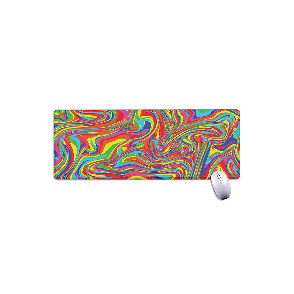 Rainbow Rave Print Extended Mouse Pad