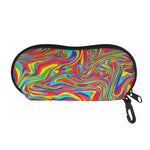 Rainbow Rave Print Glasses Case