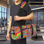 Rainbow Rave Print Gym Bag