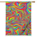 Rainbow Rave Print House Flag
