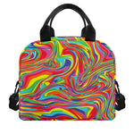 Rainbow Rave Print Insulated Lunch Bag