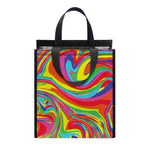 Rainbow Rave Print Insulated Lunch Tote