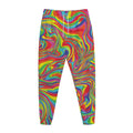 Rainbow Rave Print Jogger Pants