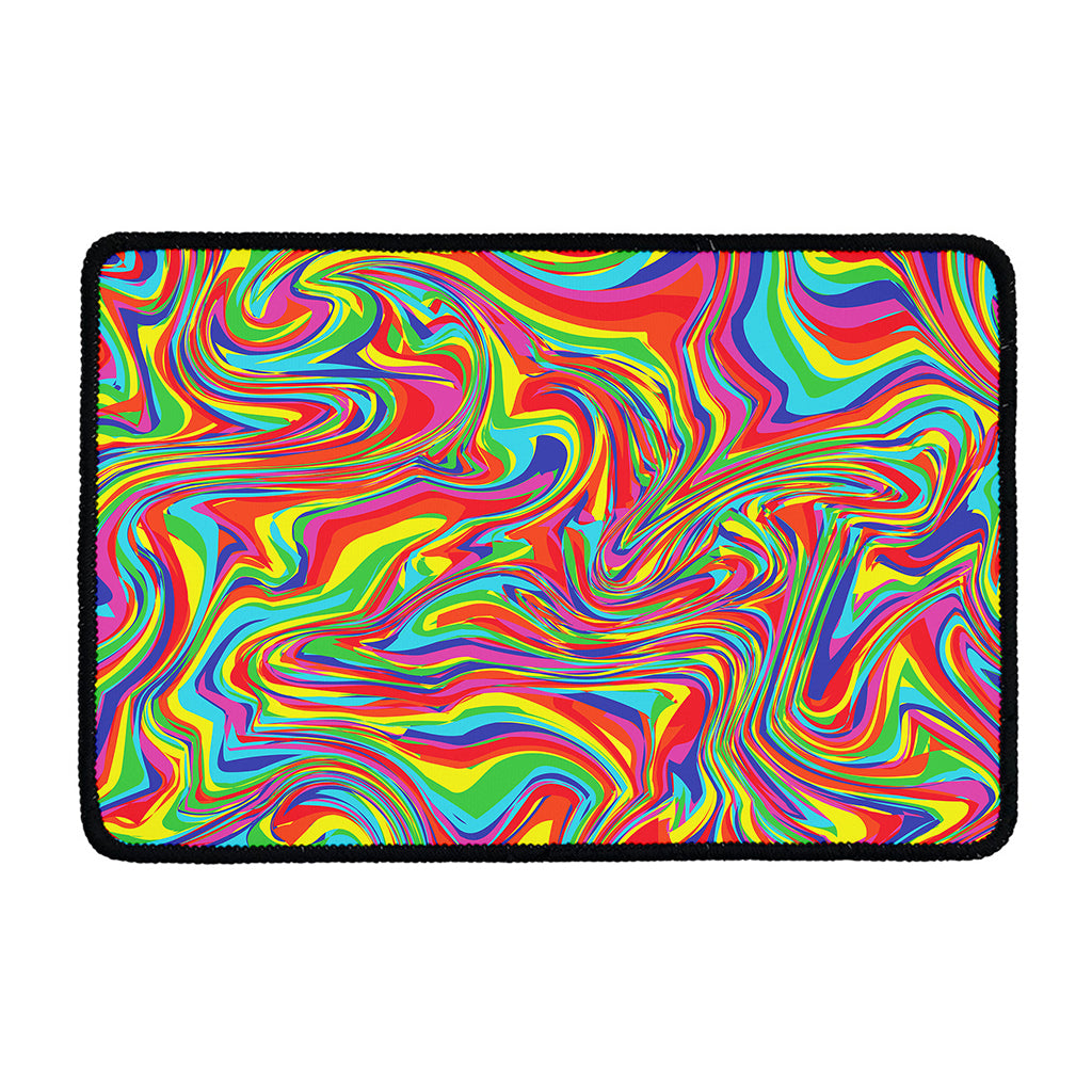 Rainbow Rave Print Kitchen Mat