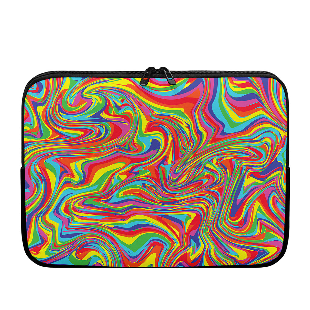 Rainbow Rave Print Laptop Sleeve