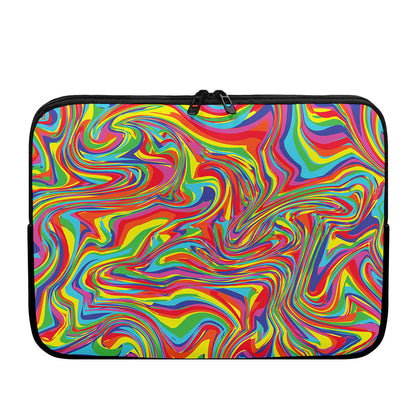 Rainbow Rave Print Laptop Sleeve