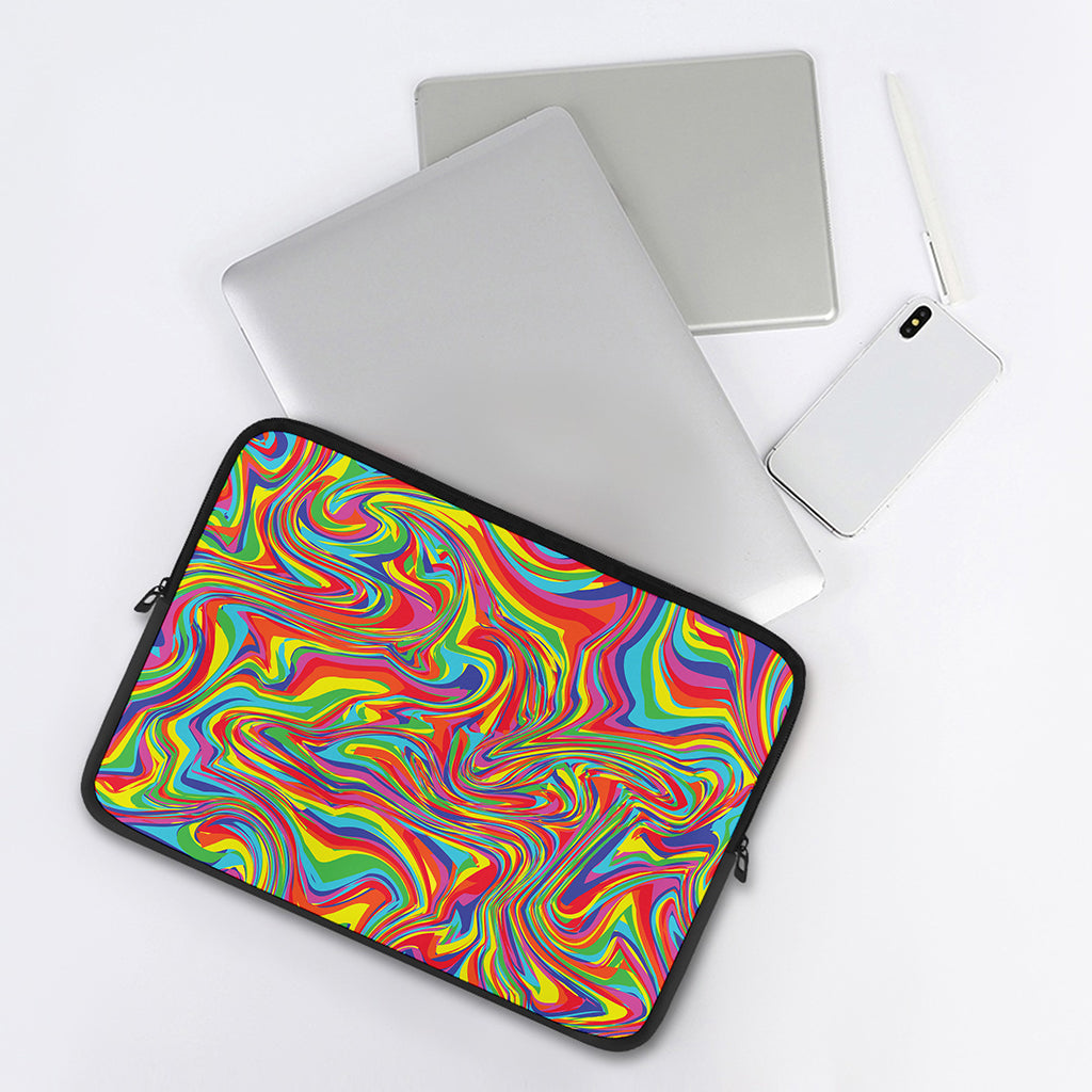 Rainbow Rave Print Laptop Sleeve