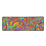 Rainbow Rave Print Long Kitchen Mat