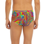 Rainbow Rave Print Men's Briefs