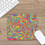 Rainbow Rave Print Mouse Pad