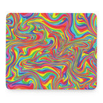Rainbow Rave Print Mouse Pad