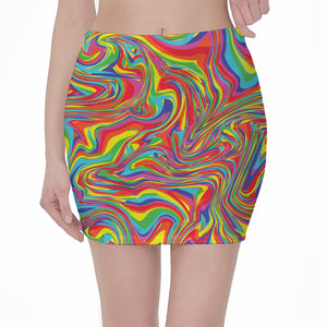 Pencil on sale skirt rainbow