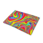Rainbow Rave Print Pet Cooling Mat Cover