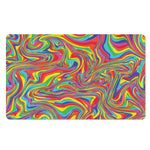 Rainbow Rave Print Polyester Doormat