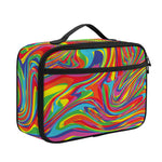 Rainbow Rave Print Portable Lunch Bag