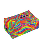 Rainbow Rave Print Rectangle Tissue Box Cover