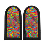 Rainbow Rave Print Skillet Handle Cover