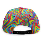 Rainbow Rave Print Snapback Cap