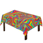 Rainbow Rave Print Tablecloth