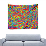 Rainbow Rave Print Tapestry