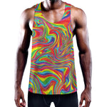 Rainbow Rave Print Training Tank Top