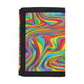 Rainbow Rave Print Trifold Wallet