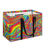 Rainbow Rave Print Utility Tote Bag