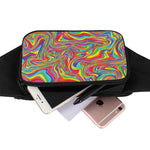 Rainbow Rave Print Waist Bag