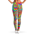 Rainbow Rave Print Women's Leggings