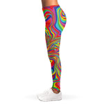 Rainbow Rave Print Women's Leggings
