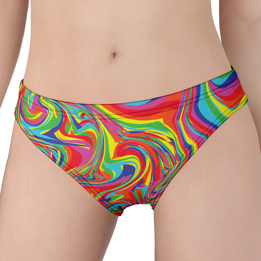 Rainbow Rave Print Women's Panties