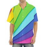 Rainbow Shades Print Aloha Shirt