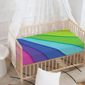 Rainbow Shades Print Baby Crib Sheet