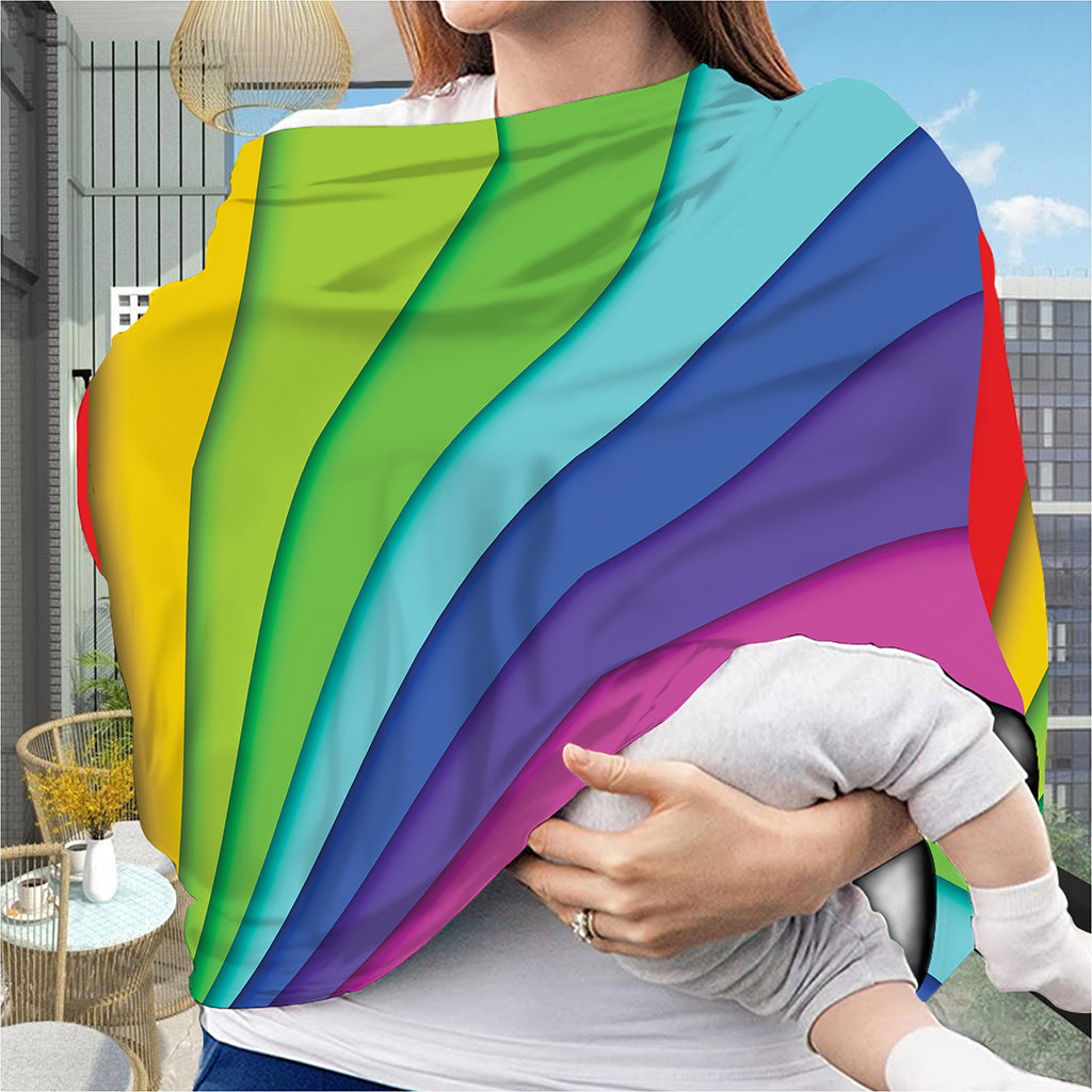 Rainbow Shades Print Baby Seat Cover