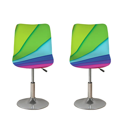 Rainbow Shades Print Bar Stool Covers