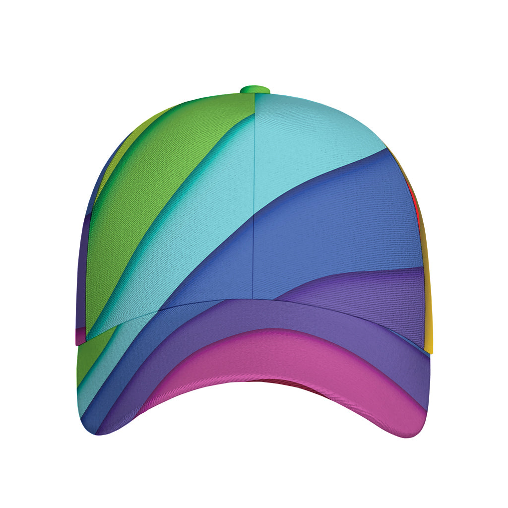 Rainbow Shades Print Baseball Cap