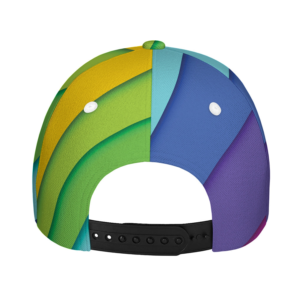 Rainbow Shades Print Baseball Cap