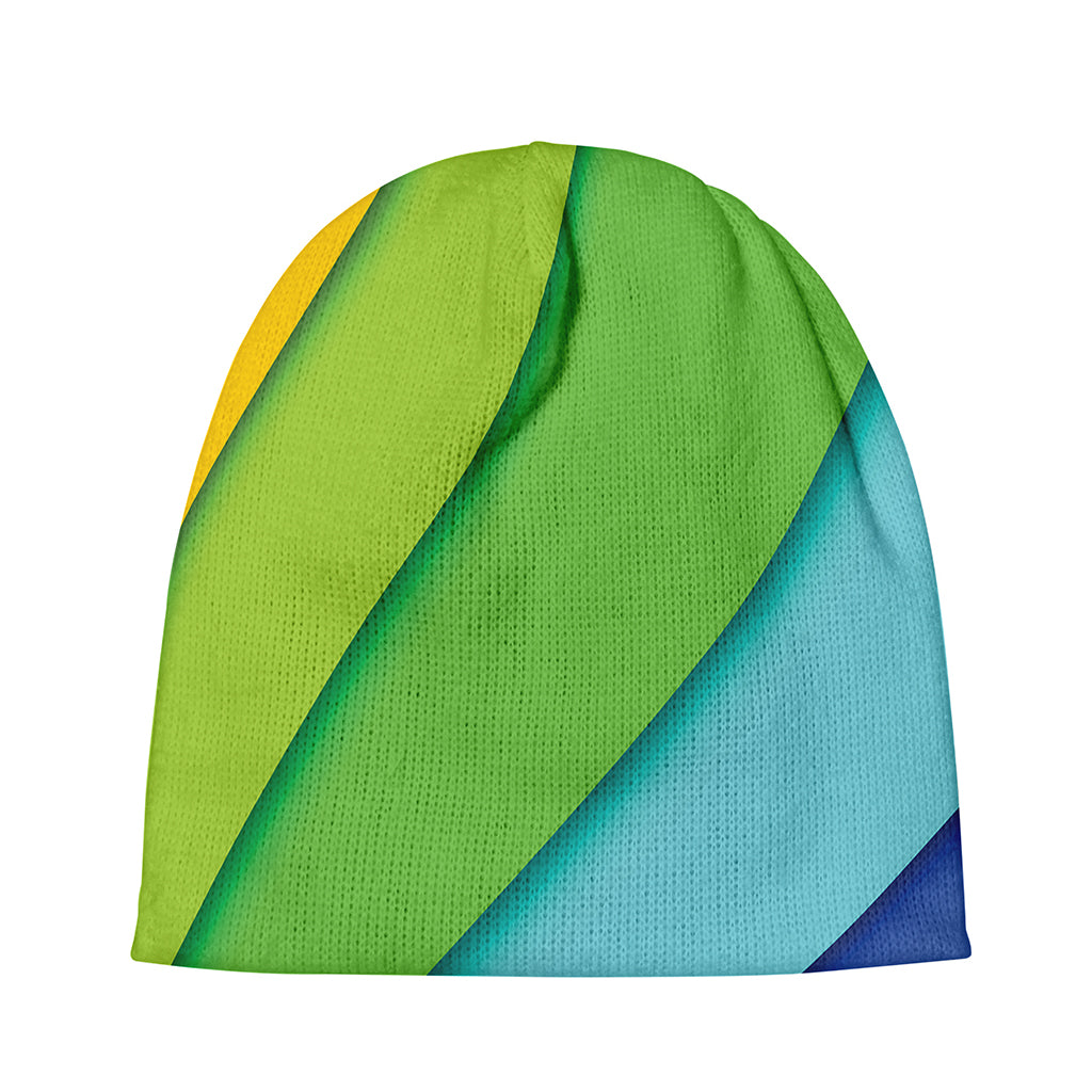 Rainbow Shades Print Beanie