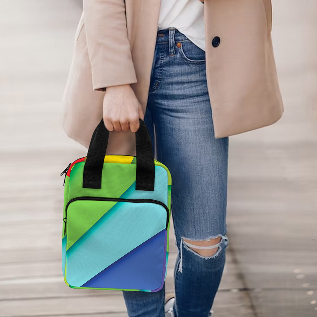 Rainbow Shades Print Bible Tote Bag