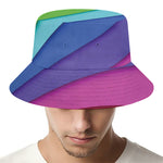 Rainbow Shades Print Bucket Hat