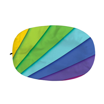 Rainbow Shades Print Car Side Mirror Covers