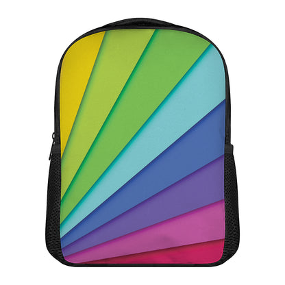 Rainbow Shades Print Casual Backpack