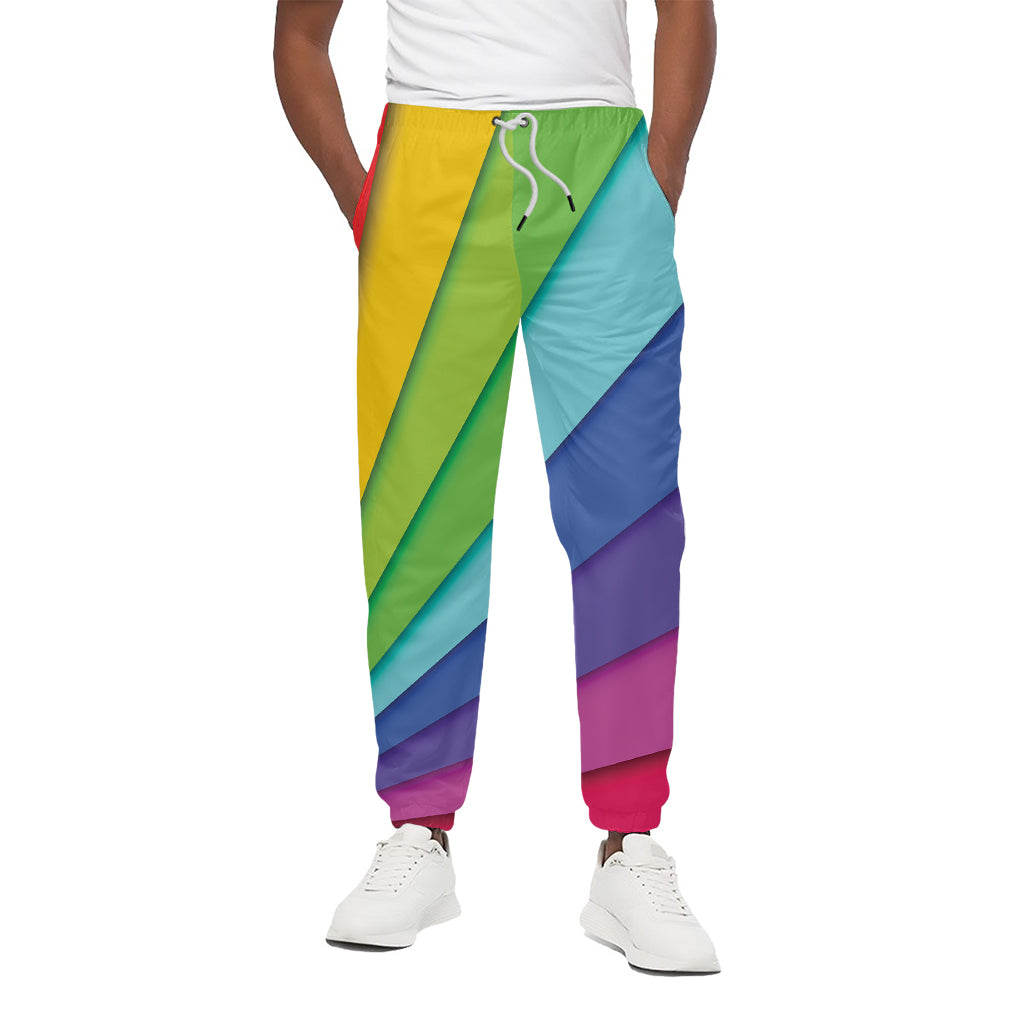 Rainbow Shades Print Cotton Pants