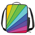 Rainbow Shades Print Crossbody Lunch Bag